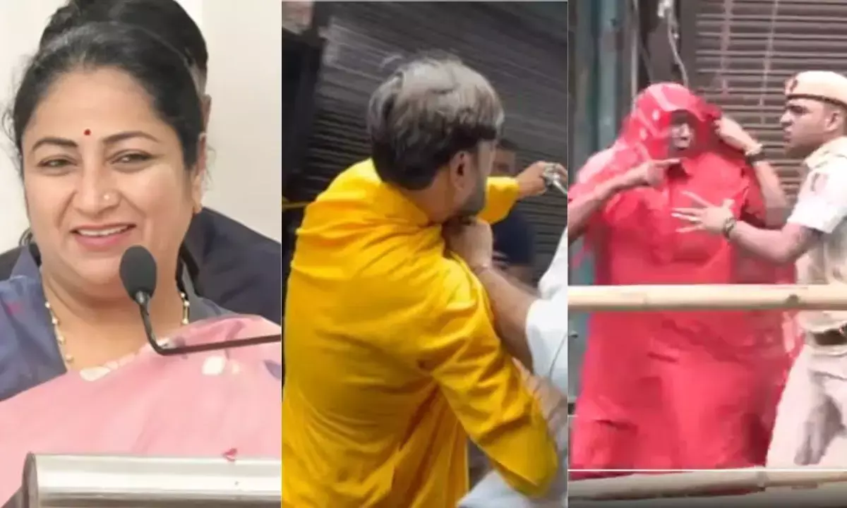 Ruckus in CM Rekha Gupta Event