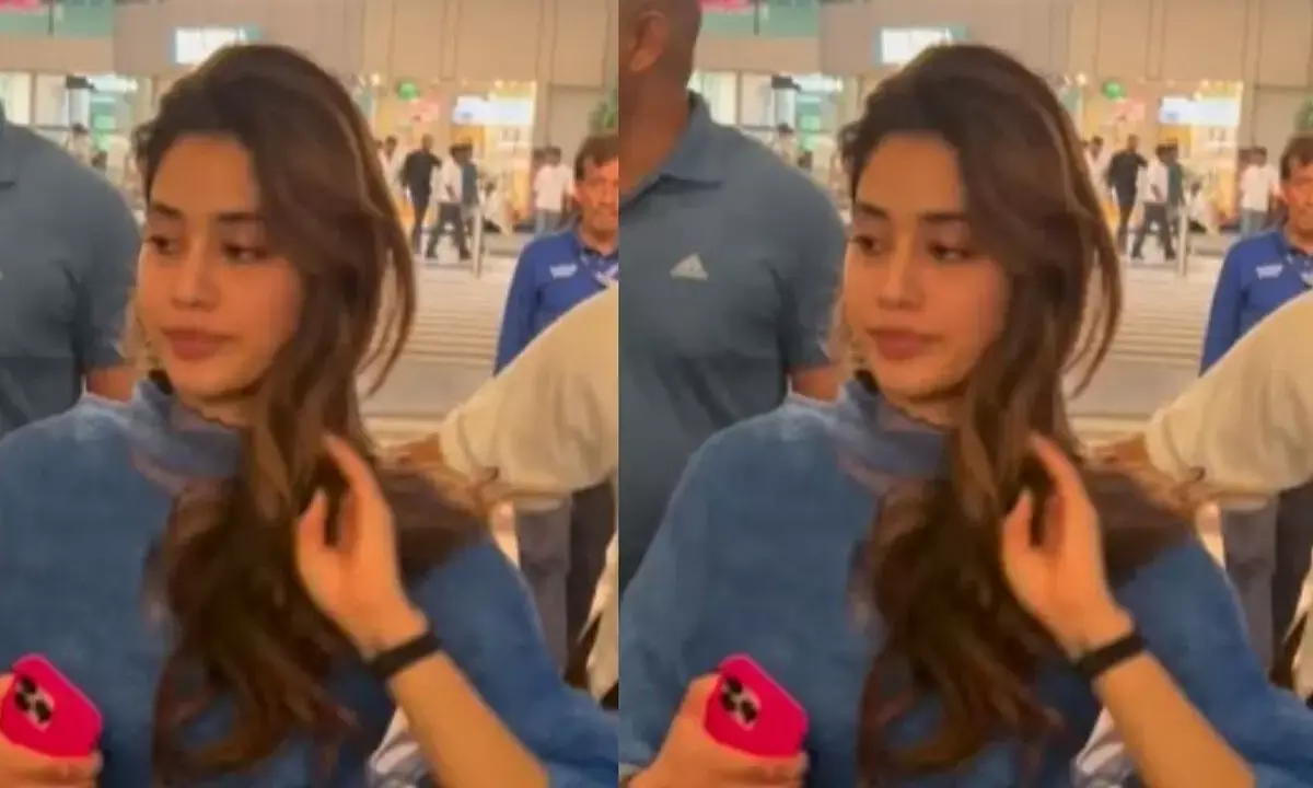 एक्ट्रेस जाह्नवी कपूर का ट्रेडिशनल लुक