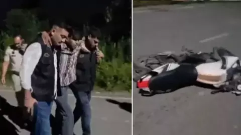 Encounter of shooter who fired at YouTuber Elvish Yadav house Encounter of shooter who fired at YouTuber Elvish Yadav house