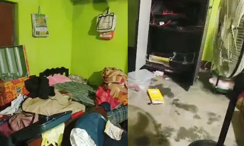 सूने मकान में चोरी