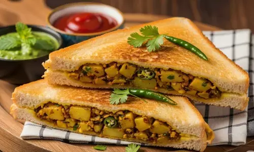 how to make tava aloo sandwich