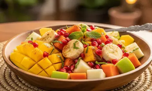 fruit chaat recipe in hindi