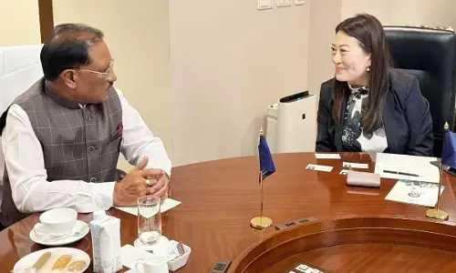 सीएम विष्णु देव साय और एनटीटी लिमिटेड के CEO