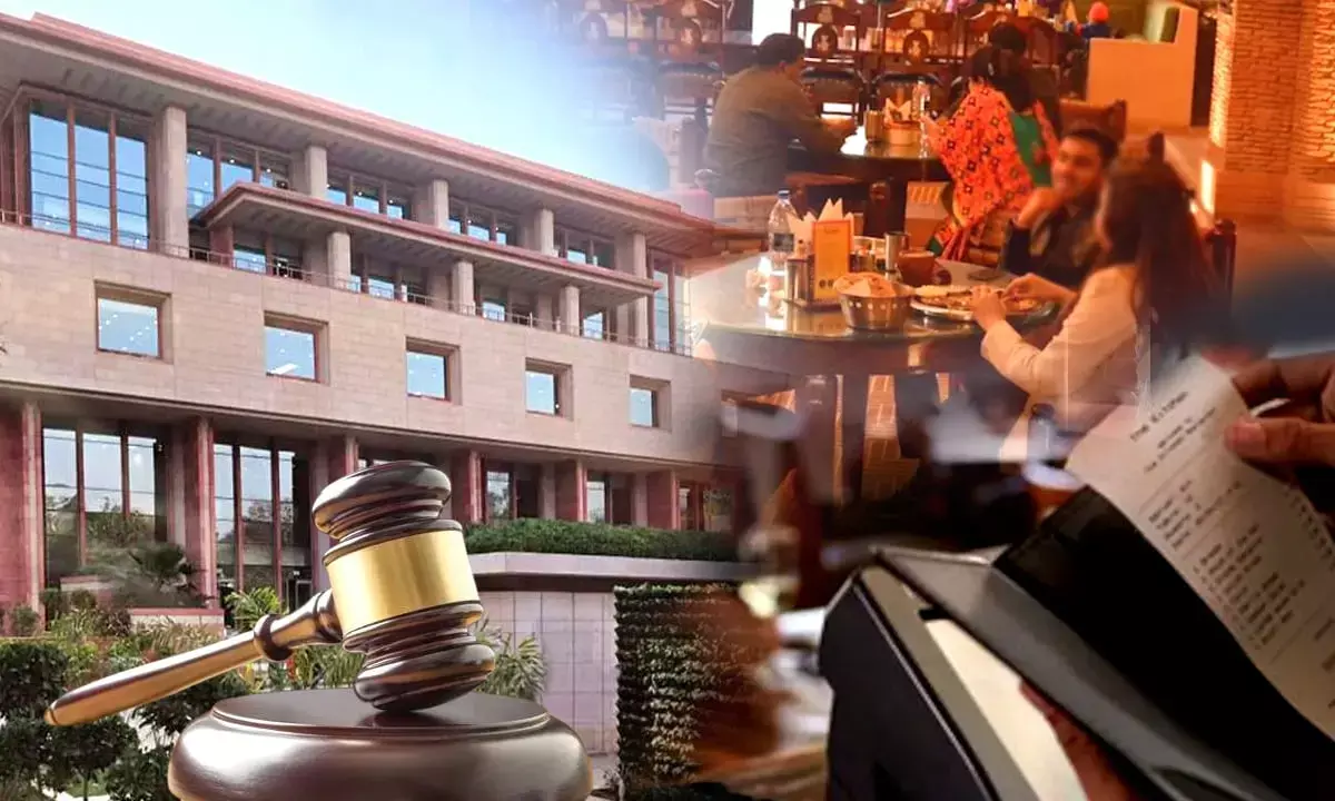 Delhi High Court service charge restaurant