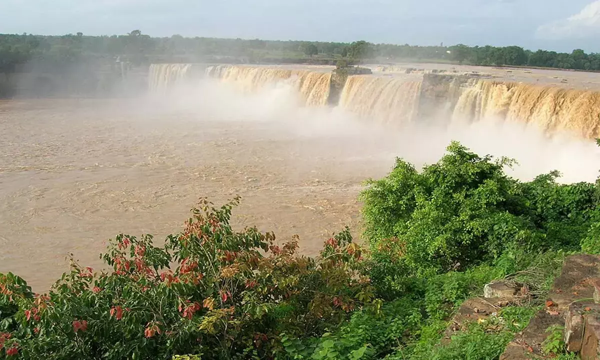 उफान पर चित्रकोट जलप्रपात
