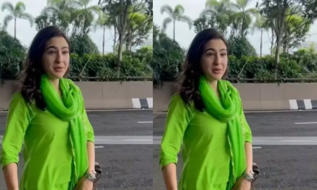 एक्ट्रेस सारा अली खान का खूबसूरत सूट