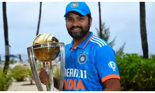 rohit sharma gifts jersey for wankhede stadium museum