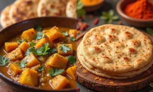 पूर्वांचल की भोज वाली कद्दू आलू की सब्जी की रेसिपी।