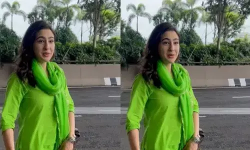 एक्ट्रेस सारा अली खान का खूबसूरत सूट