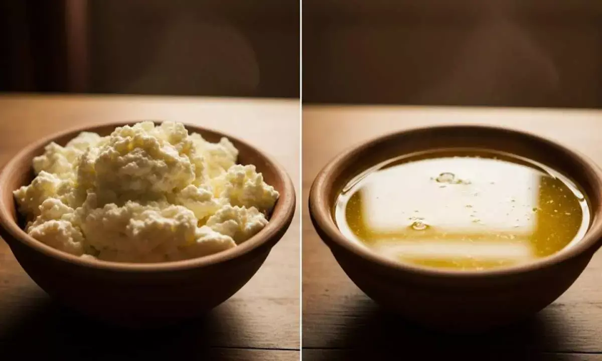 how to make desi ghee with malai