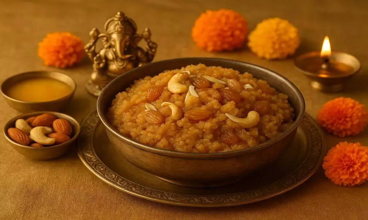 suji halwa recipe for bhog in ganesh chaturthi