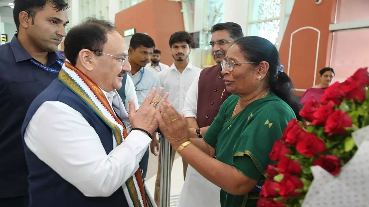 जबलपुर में भाजपा राष्ट्रीय अध्यक्ष जेपी नड्डा की बैठक