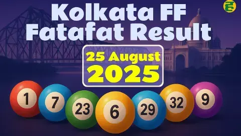 Kolkata FF Result Today 25 August 2025: Kolkata FF Tips Winning numbers LIVE updates