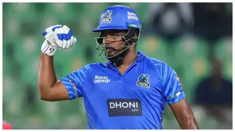 Sanju Samson century kcl 2025