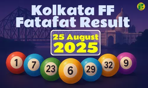 Kolkata FF Result Today 25 August 2025: Kolkata FF Tips Winning numbers LIVE updates