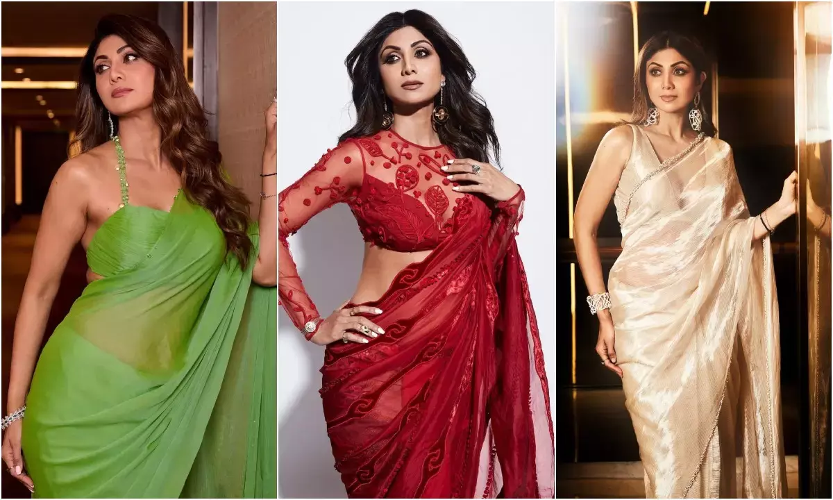 शिल्पा शेट्टी के ये 6 ट्रेडिशनल लुक तीज के लिए हैं परफेक्ट! शिल्पा शेट्टी के ये 6 ट्रेडिशनल लुक तीज के लिए हैं परफेक्ट!