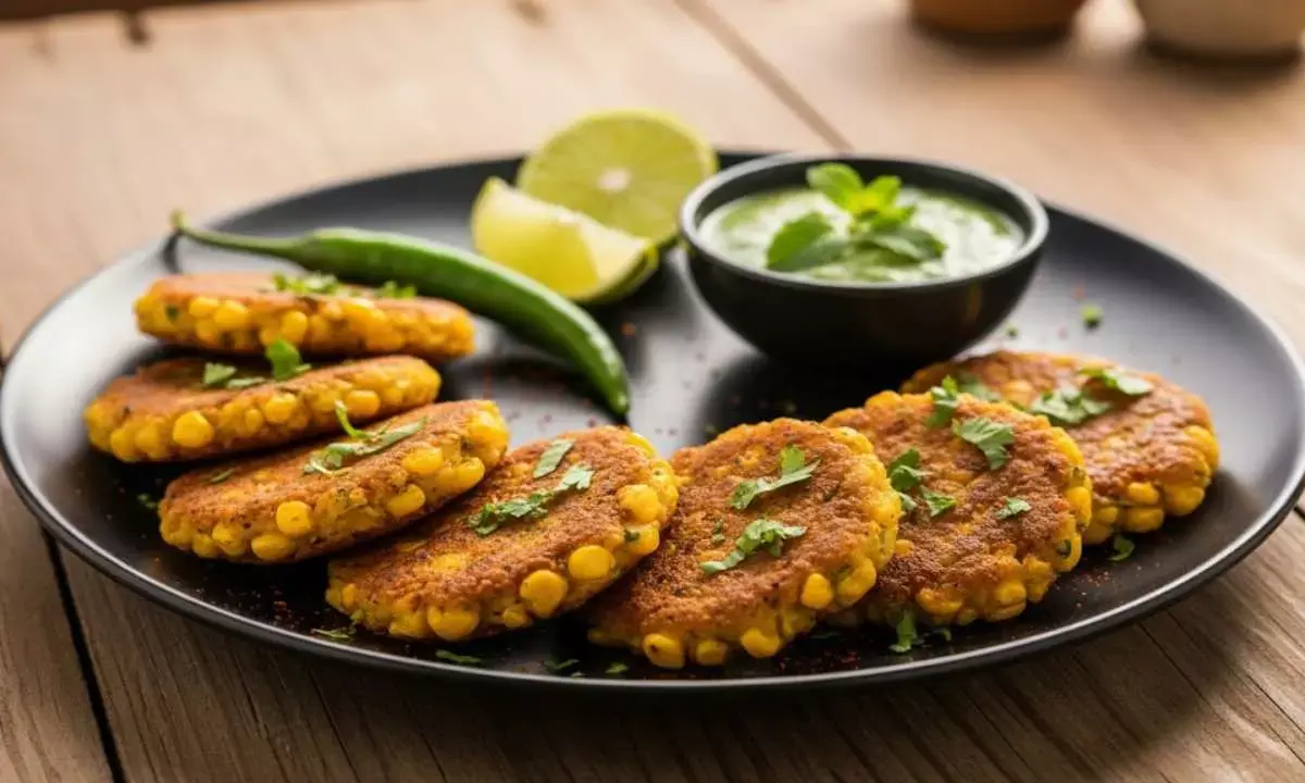 how to make corn tikki