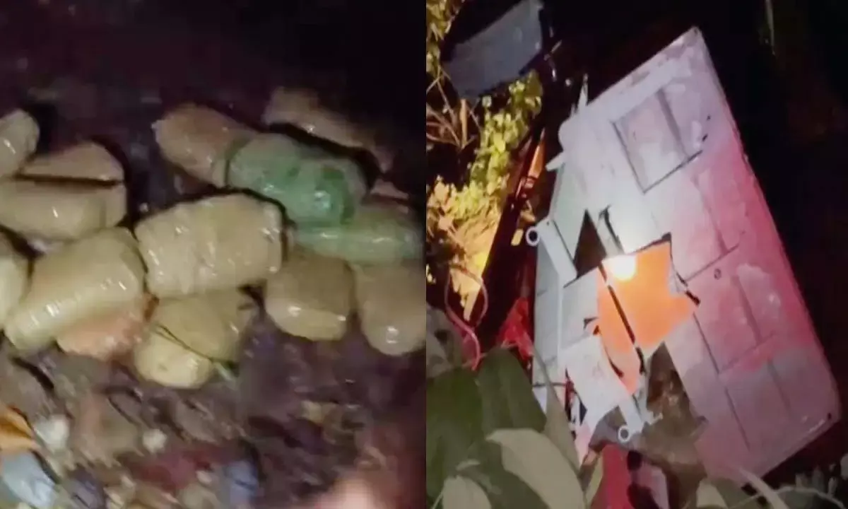 ट्रैक्टर पलटी और खुल गया राज : ओडिशा से गांजा भरकर ले जा रहे थे झारखंड, बलरामपुर में हो गया कांड