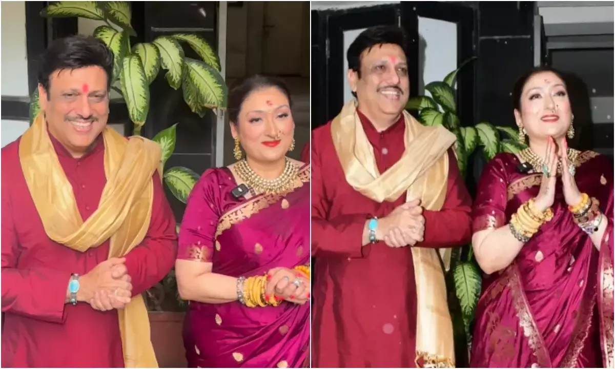 गोविंदा ने पत्नी सुनीता आहूजा के साथ मनाई गणेश चतुर्थी, देखें वीडियो
