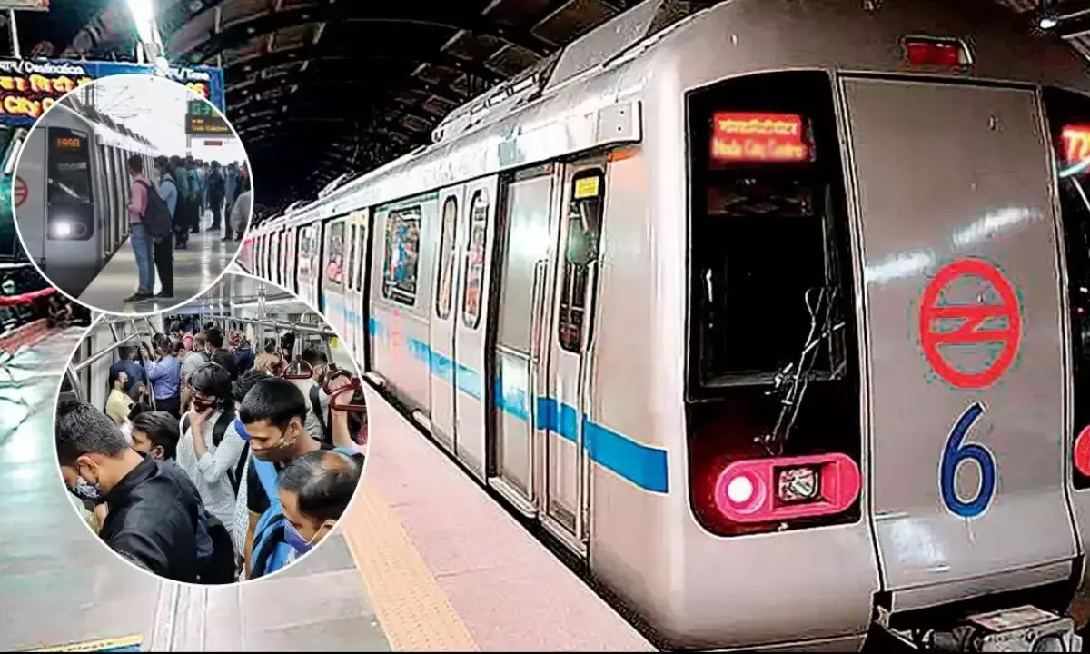 Woman jumps in front of moving metro in Delhi