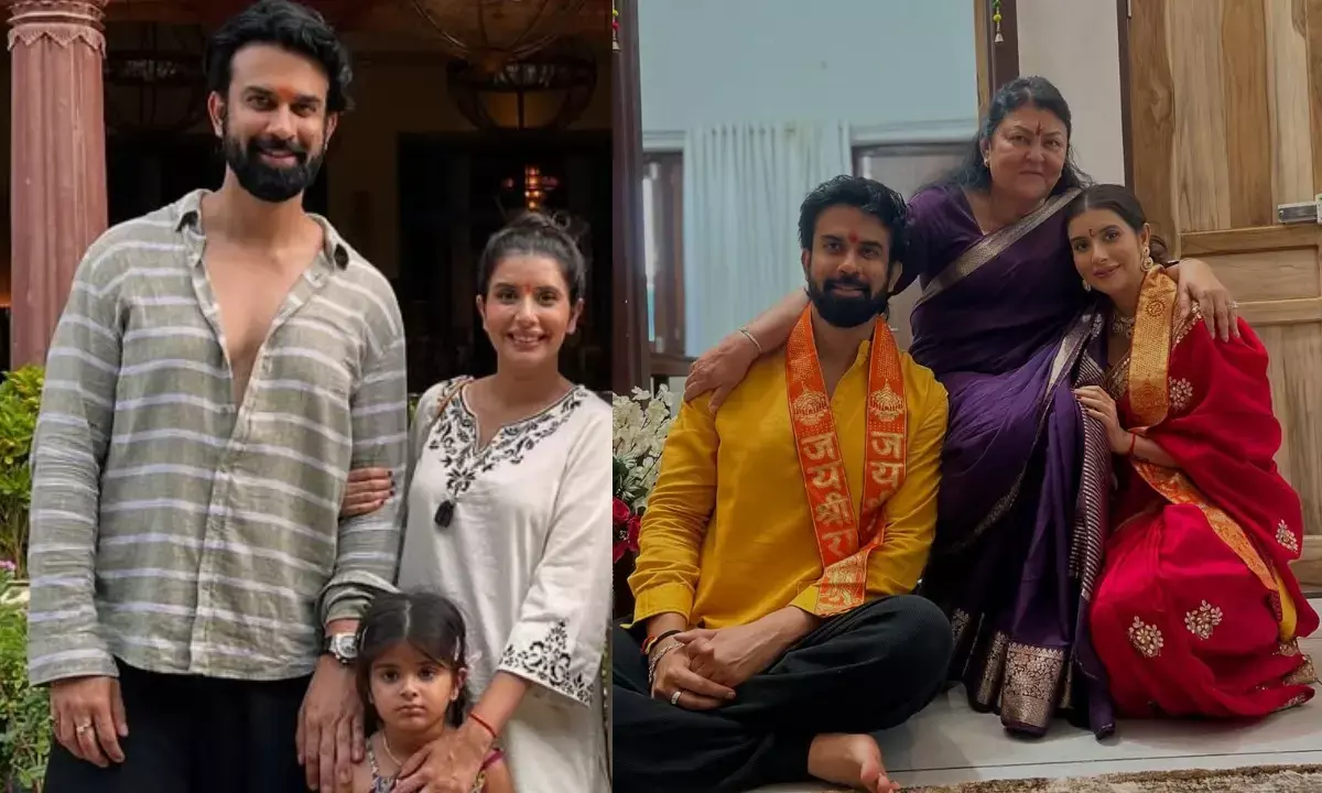 तलाक के बाद पहली बार साथ दिखे चारू असोपा और राजीव सेन।