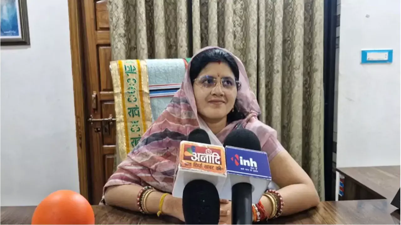 MLA Harshita Swami Baghel MLA Harshita Swami Baghel