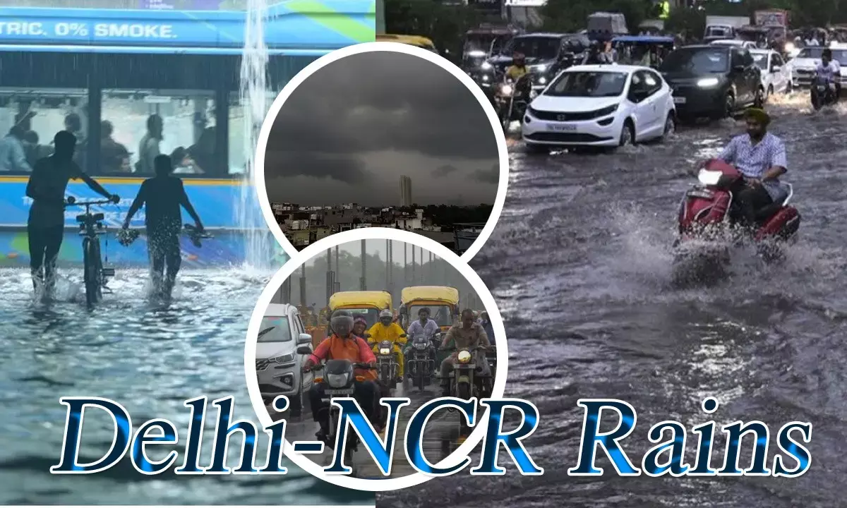 Delhi-NCR Rains, Waterlogging, Traffic Jam