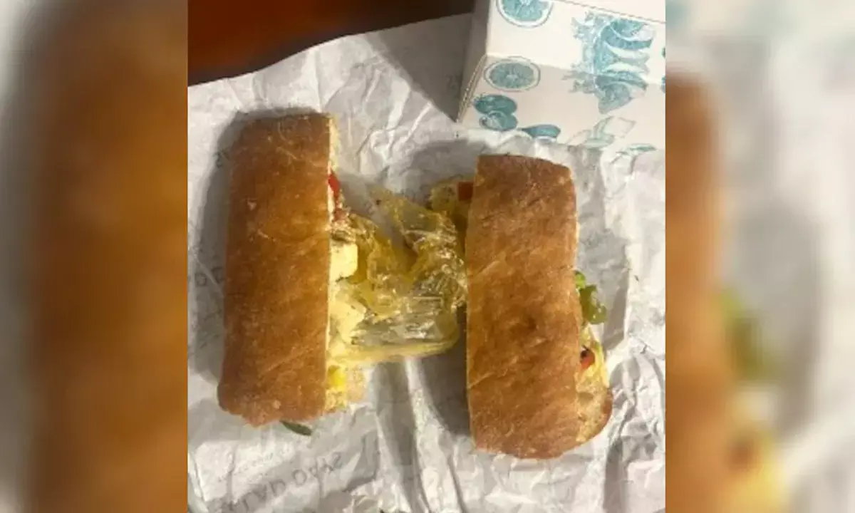 Plastic Glove Found in Sandwich