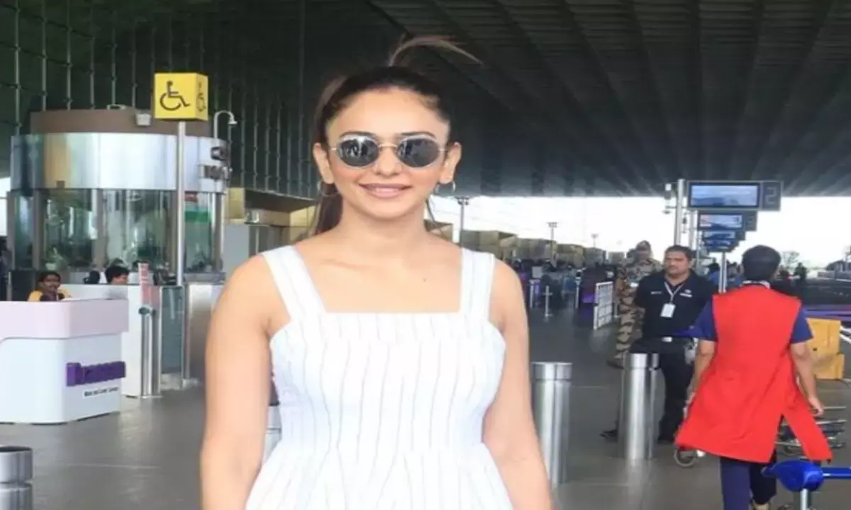 एक्ट्रेस रकुल प्रीत का को-ऑर्ड सेट लुक