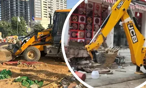 Gurugram Bulldozer Action