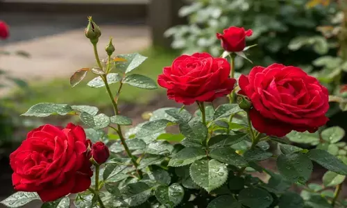 how to plant rose at home