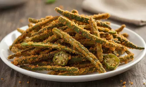 how to make kurkuri bhindi recipe