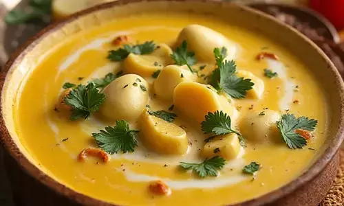 राधाष्टमी के लिए दही अरबी की खास रेसिपी।