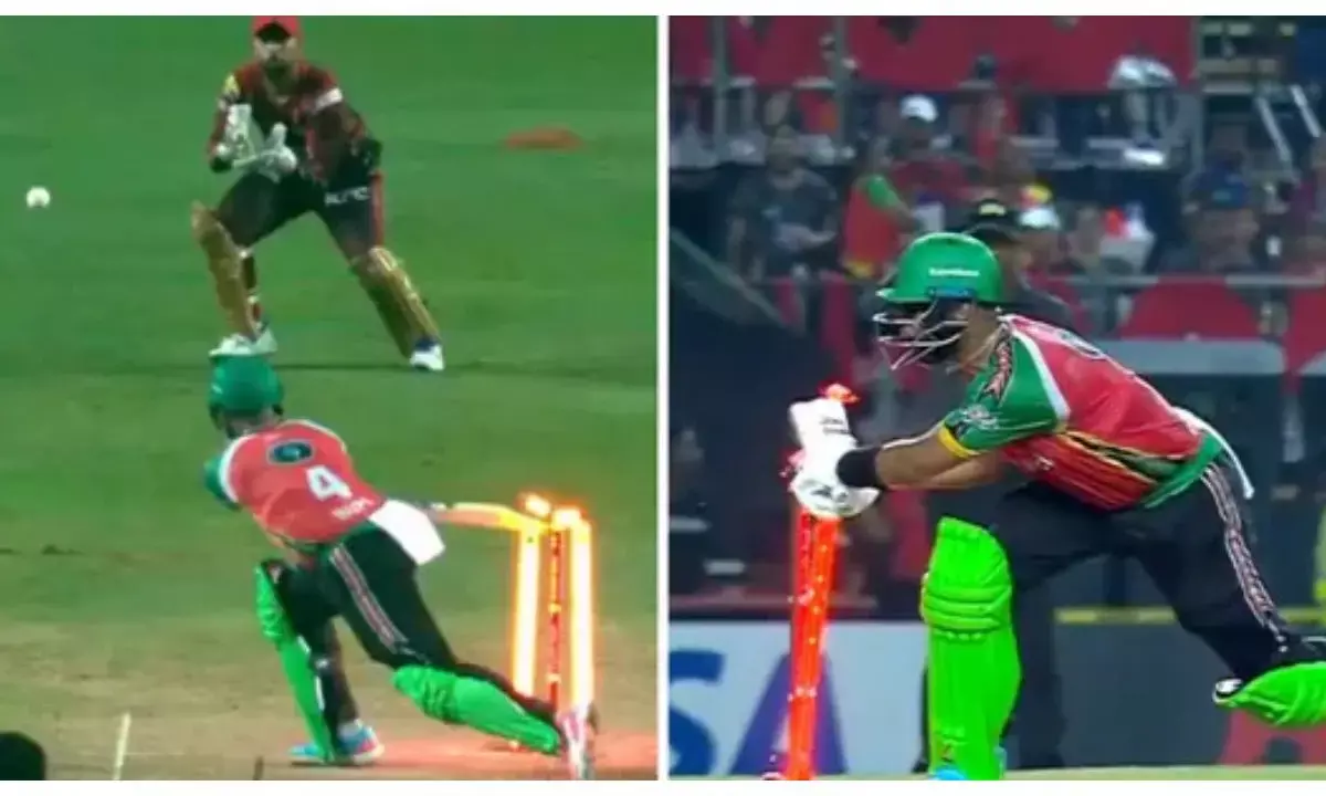 shai hope hit wicket cpl 2025