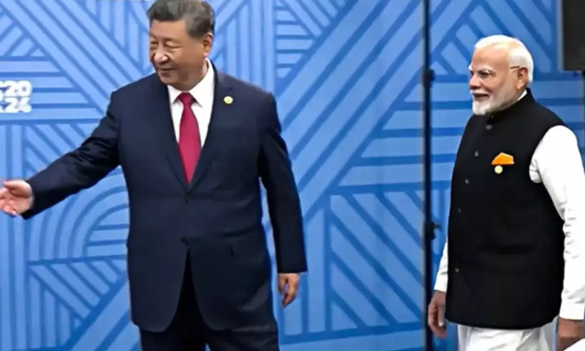 तिआनजिन SCO Summit में PM मोदी की शी जिनपिंग से मुलाकात।