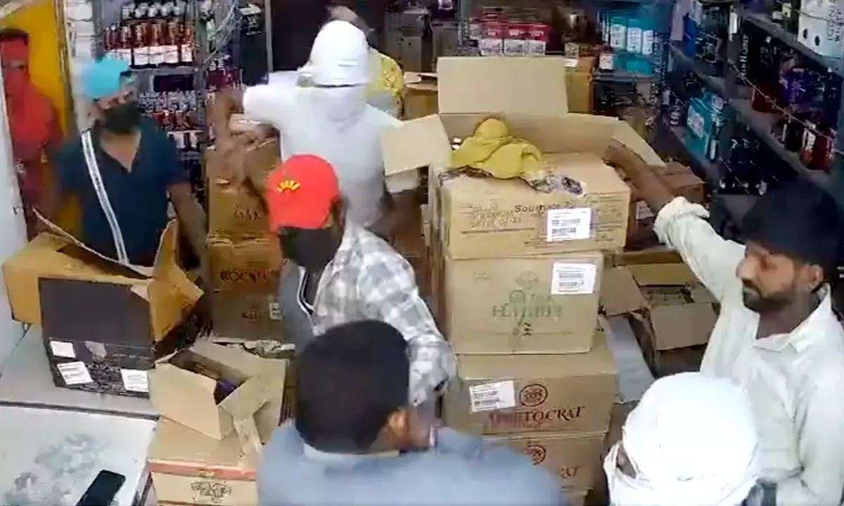 Attack On Liquor Shop Salesman