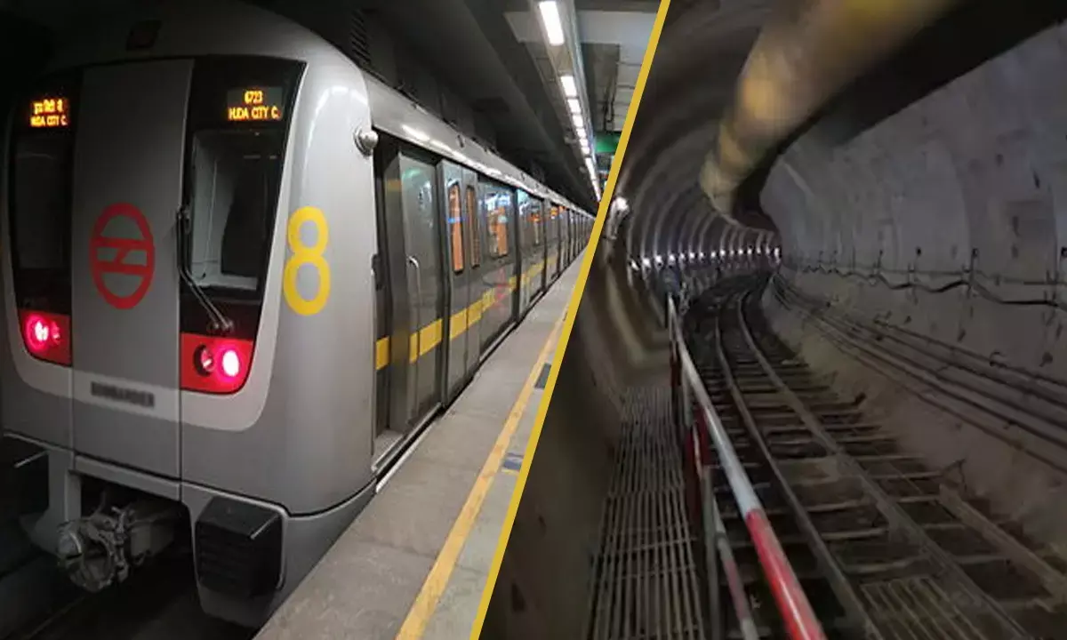 Delhi Metro Tunnel Video Advertising