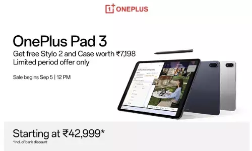 OnePlus Pad 3 Launch Price Offers Sale India