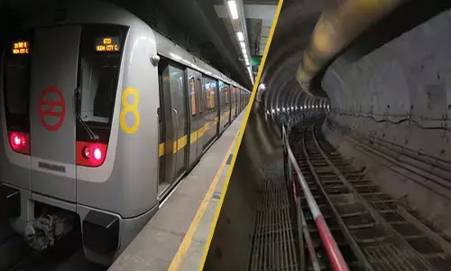 Delhi Metro Tunnel Video Advertising