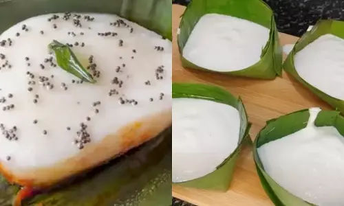 बनाना लीफ मसाला इडली बनाने की आसान रेसिपी।