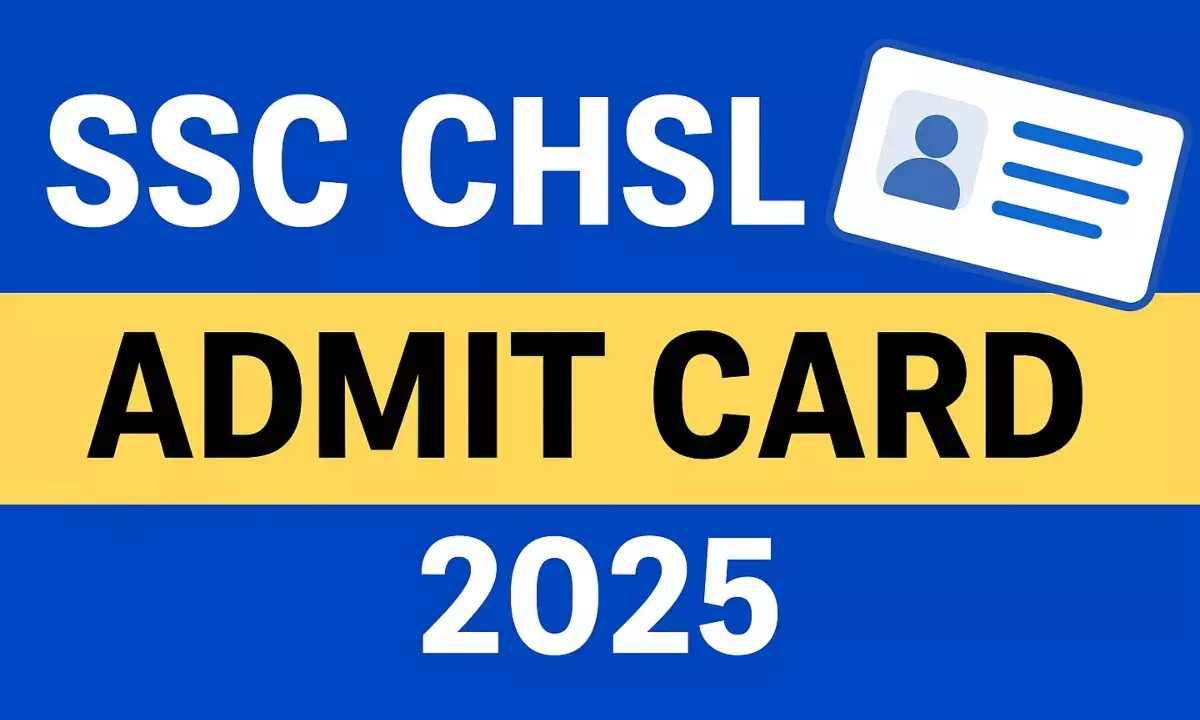 SSC CHSL Admit Card 2025 released soon download here SSC CHSL Admit Card 2025 released soon download here