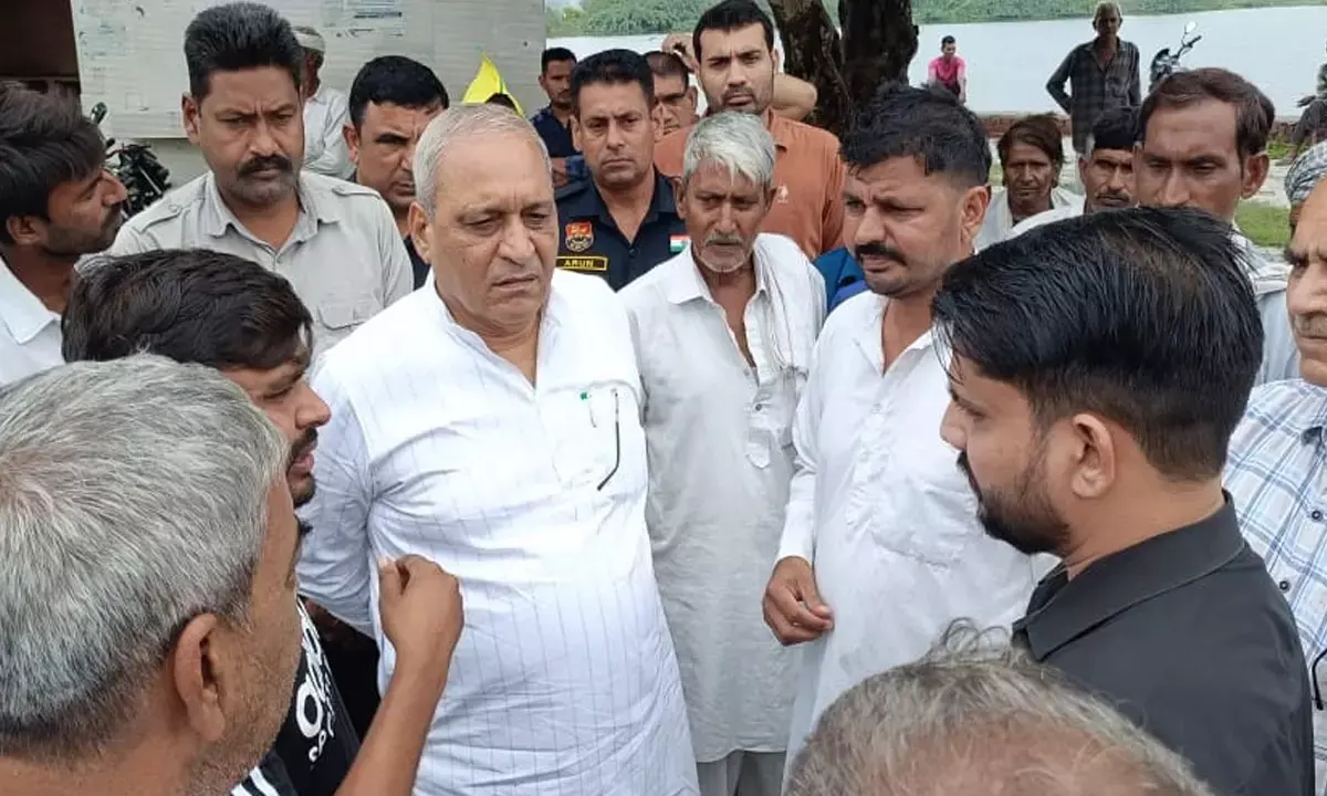 haryana rain flood update