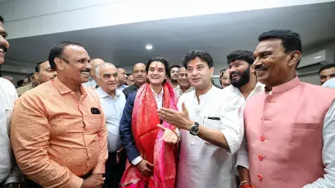 Jyotiraditya Scindia son mahanaryaman Madhya Pradesh Cricket Association president 2025