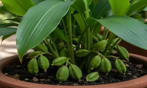 cardamom plantation in a pot elaichi ka paudha ugane ka tarika