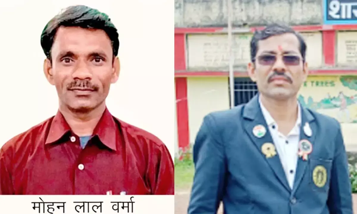 चयनित दो शिक्षकों की तस्वीर