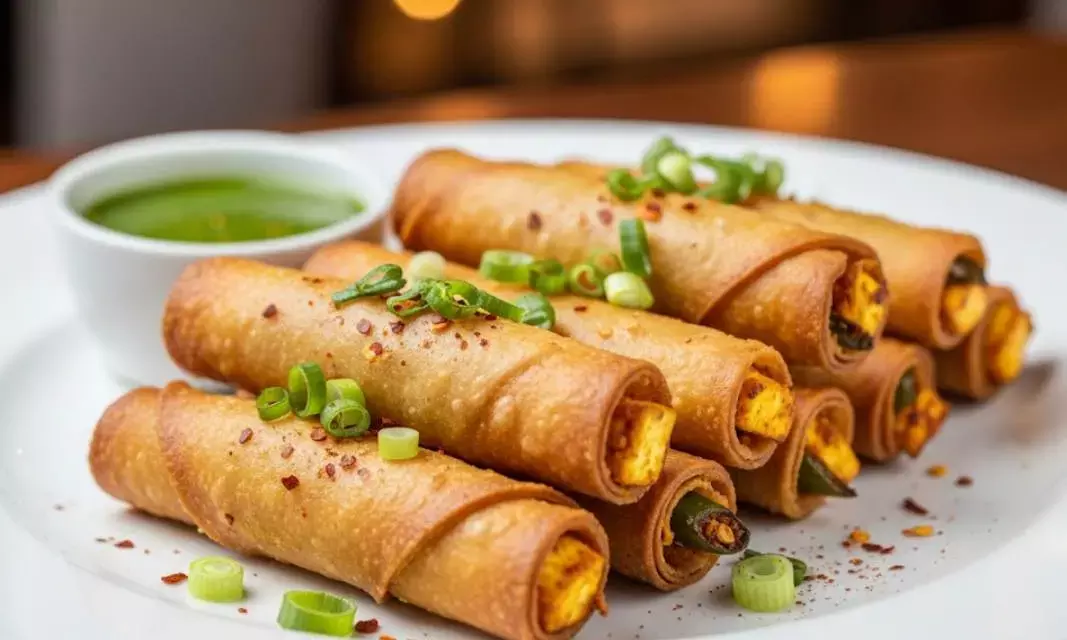 how to make paneer chili cigar