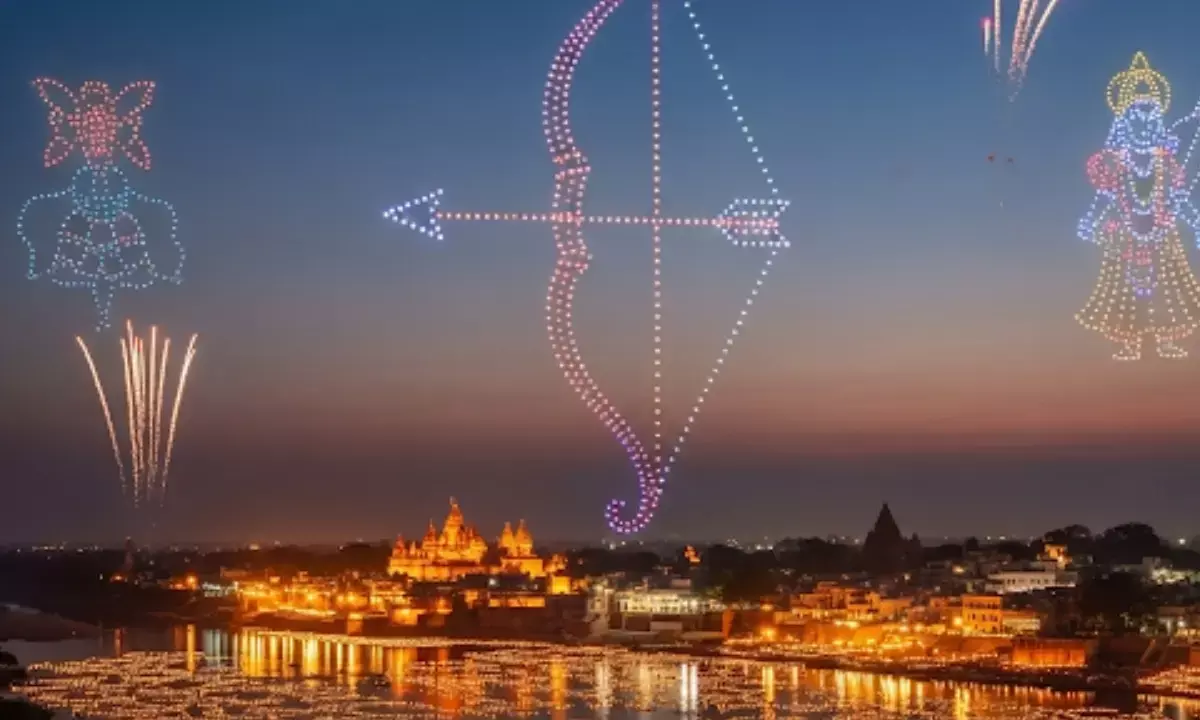 दीपोत्सव 2025: अयोध्या में 1,000 स्वदेशी ड्रोन दिखाएंगे रामराज्य का दृश्य
