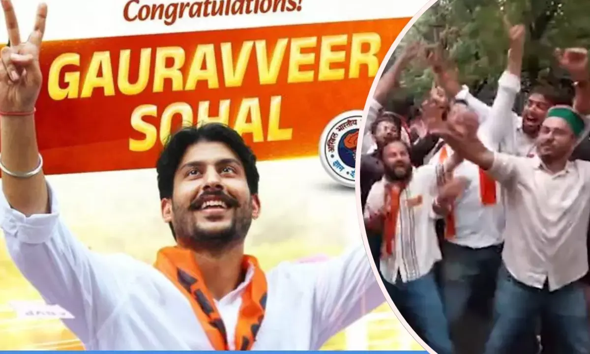 पंजाब यूनिवर्सिटी: छात्रसंघ चुनाव 2025 में एबीवीपी ने रचा इतिहास।