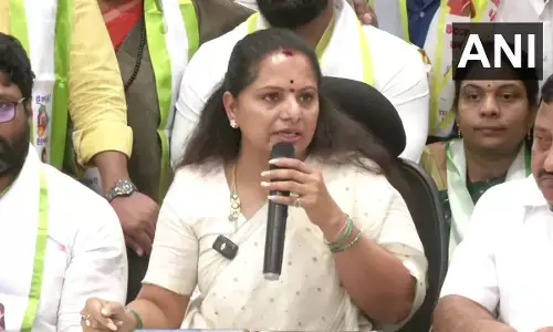 K Kavitha breaks silence after suspension from BRS