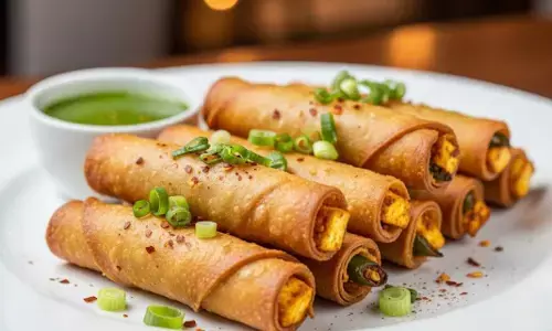 how to make paneer chili cigar